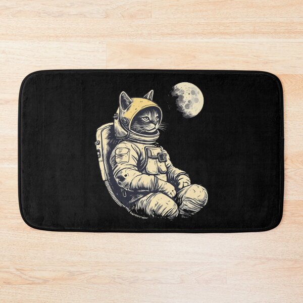 Item preview, Moonlit Space Cat designed and sold by purrestrial-co.