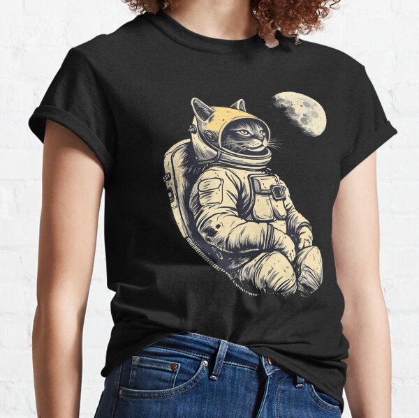 Item preview, Moonlit Space Cat designed and sold by purrestrial-co.