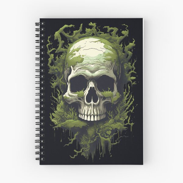 Item preview, Mossy overgrown skull designed and sold by MDCGraphics.
