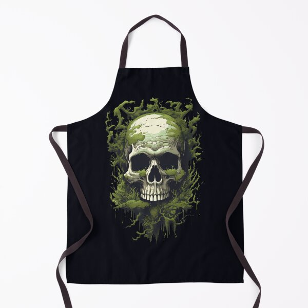 Item preview, Mossy overgrown skull designed and sold by MDCGraphics.