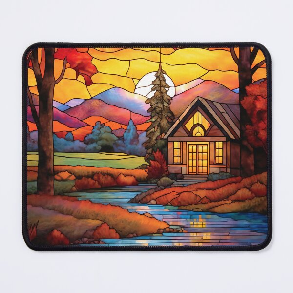 Artikelvorschau, colorful stained glass motive 0005 entworfen und verkauft von Picture-Art.