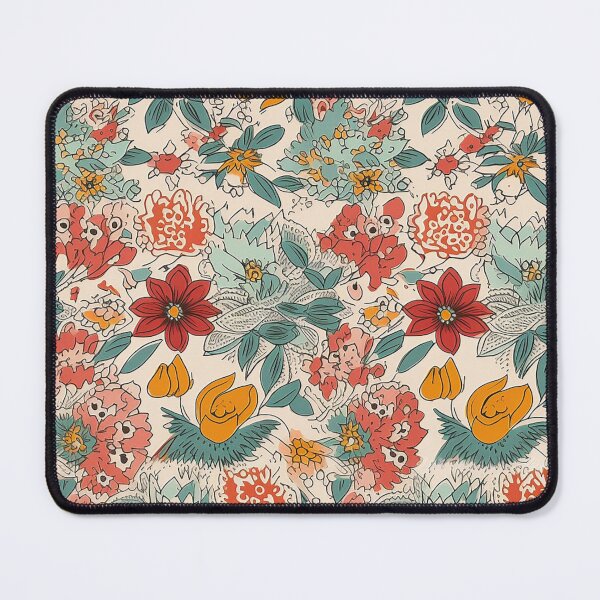 Item preview, Colorful Vintage Floral Pattern designed and sold by Sturdust.