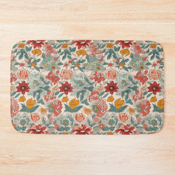 Item preview, Colorful Vintage Floral Pattern designed and sold by Sturdust.