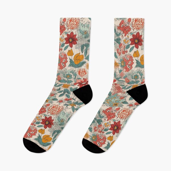 Item preview, Colorful Vintage Floral Pattern designed and sold by Sturdust.
