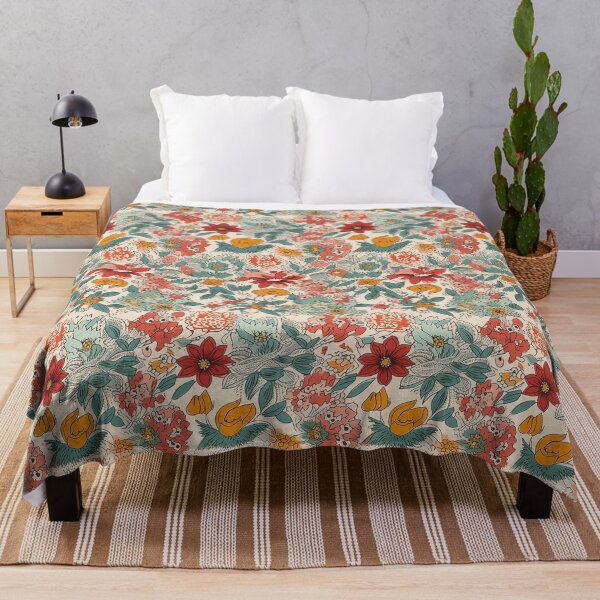 Item preview, Colorful Vintage Floral Pattern designed and sold by Sturdust.