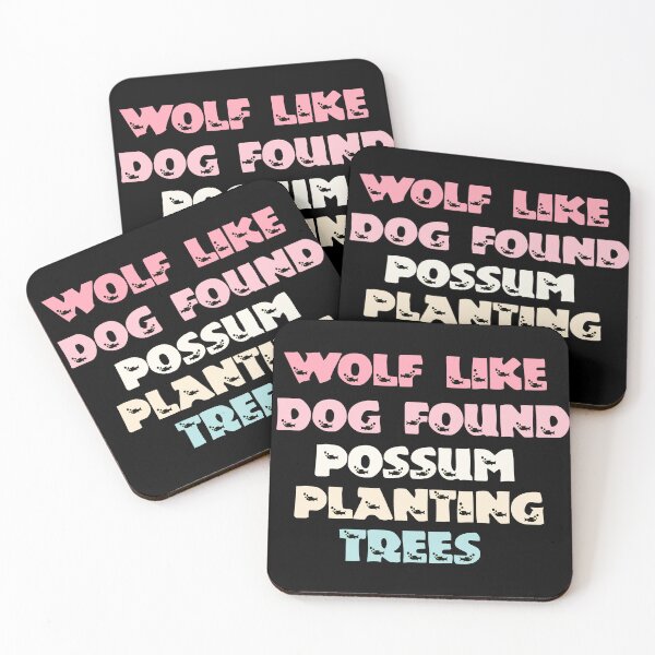 Item preview, Possum planting trees designed and sold by Storiesforyou.