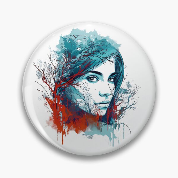 Artikelvorschau, abstract woman less color - Different logo size, position? Email me - entworfen und verkauft von Picture-Art.
