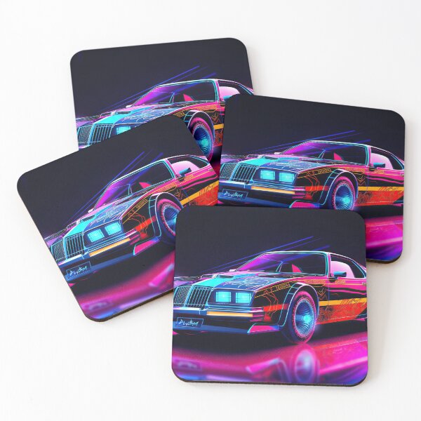 Item preview, Retro Car Digital Illustrations: A Journey to the 80s-90s designed and sold by Piotrek0001.