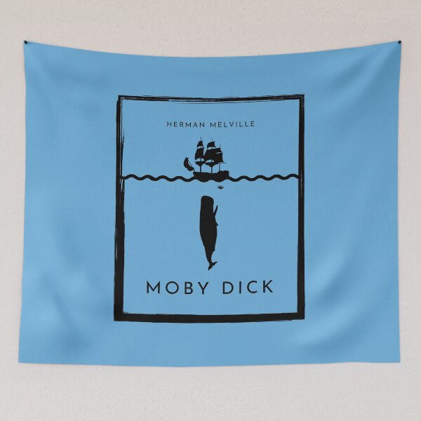 Item preview, Moby Dick book cover designed and sold by Cleanthes.