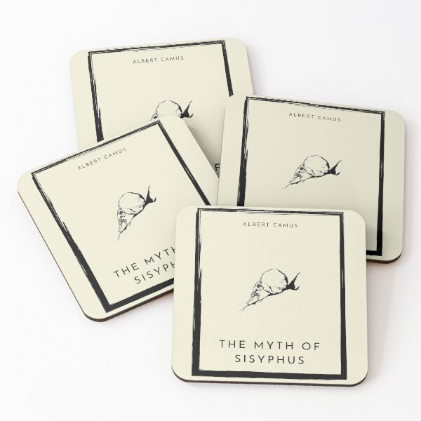 Item preview, The Myth of Sisyphus Albert Camus book cover designed and sold by Cleanthes.