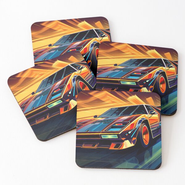 Item preview, Retro Car Digital Illustrations: A Journey to the 80s-90s designed and sold by Piotrek0001.