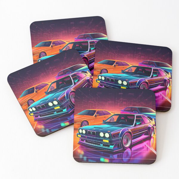 Item preview, Retro Car Digital Illustrations: A Journey to the 80s-90s designed and sold by Piotrek0001.