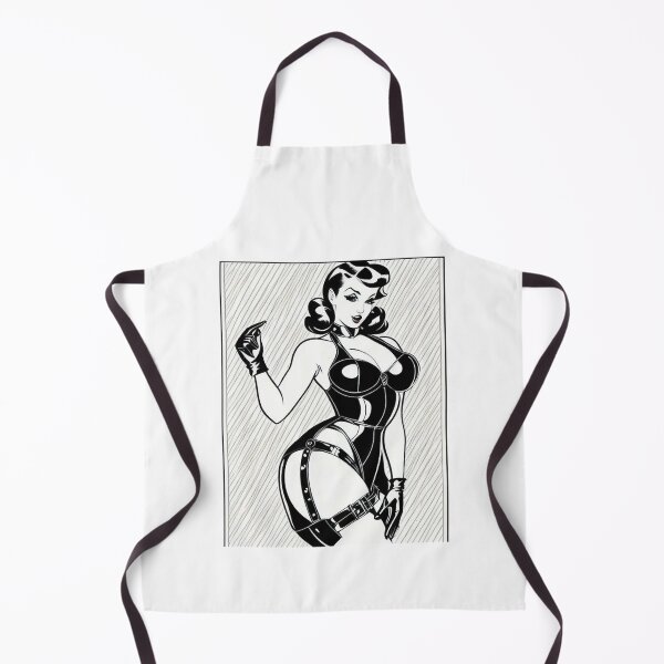 Item preview, Pinup Babe in Black Dominatrix Outfit  designed and sold by sshaneyoung.
