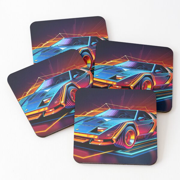 Item preview, Retro Car Digital Illustrations: A Journey to the 80s-90s designed and sold by Piotrek0001.
