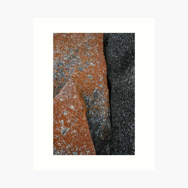 Red rocks Art Print