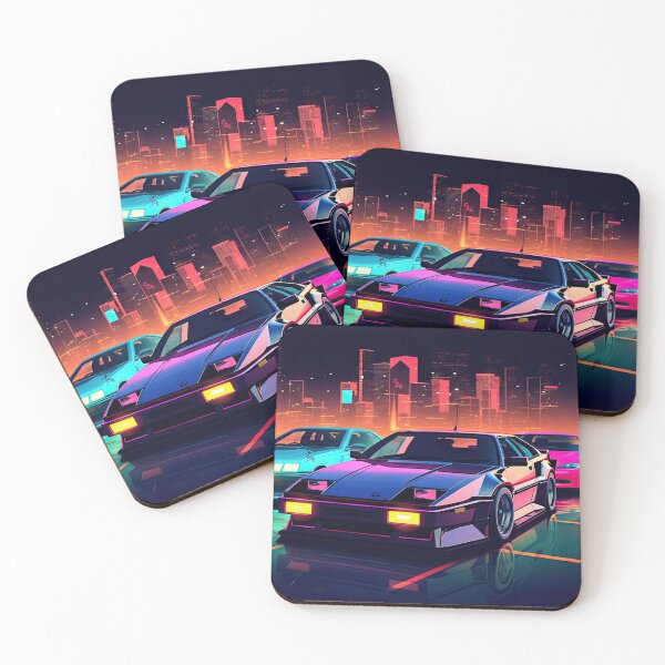 Item preview, Retro Car Digital Illustrations: A Journey to the 80s-90s designed and sold by Piotrek0001.