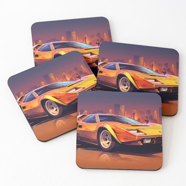 Item preview, Retro Car Digital Illustrations: A Journey to the 80s-90s designed and sold by Piotrek0001.