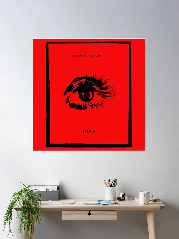 George Orwell 1984 Couverture De Livre Vintage Sur Toile Poster D'art Mural Sur Toile Pour Chambre à Coucher, Salon, Chambre à Coucher, 20,3 X 30,5 Cm