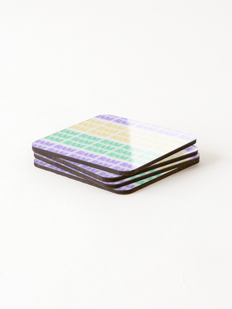 Thumbnail 4 of 5, Coasters (Set of 4), RAM RAM RAM designed and sold by lavneet.