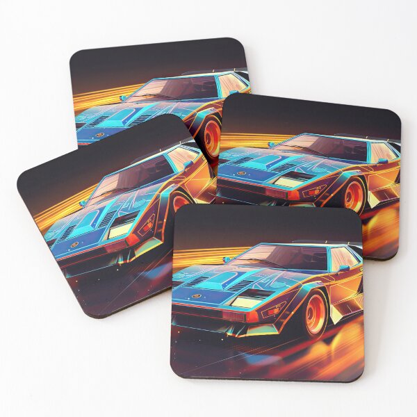 Item preview, Retro Car Digital Illustrations: A Journey to the 80s-90s designed and sold by Piotrek0001.