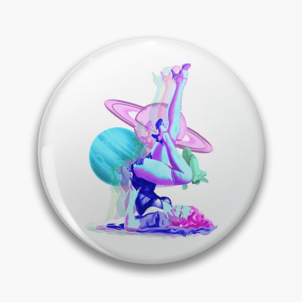 Item preview, Vaporwave Pinup Space Girl  designed and sold by sshaneyoung.