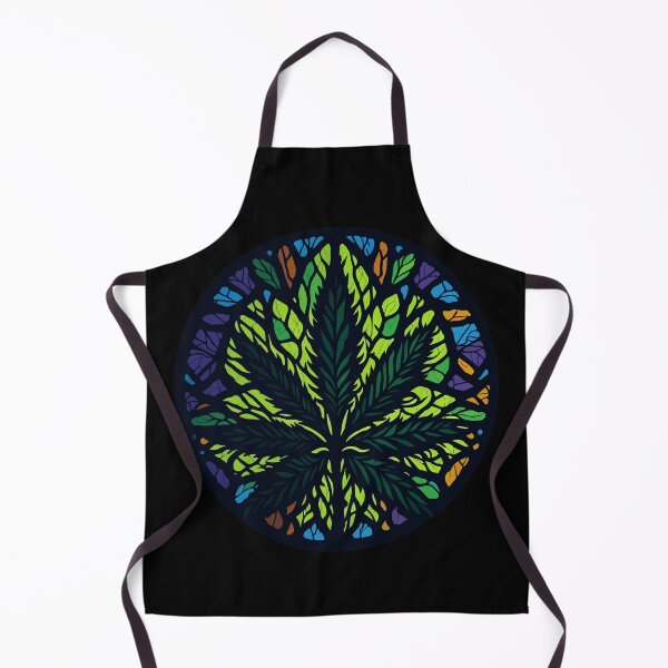 Item preview, Cannabis Leaf - Glass Mosaic designed and sold by ZirumsGarden.
