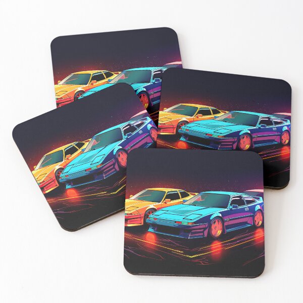 Item preview, Retro Car Digital Illustrations: A Journey to the 80s-90s designed and sold by Piotrek0001.