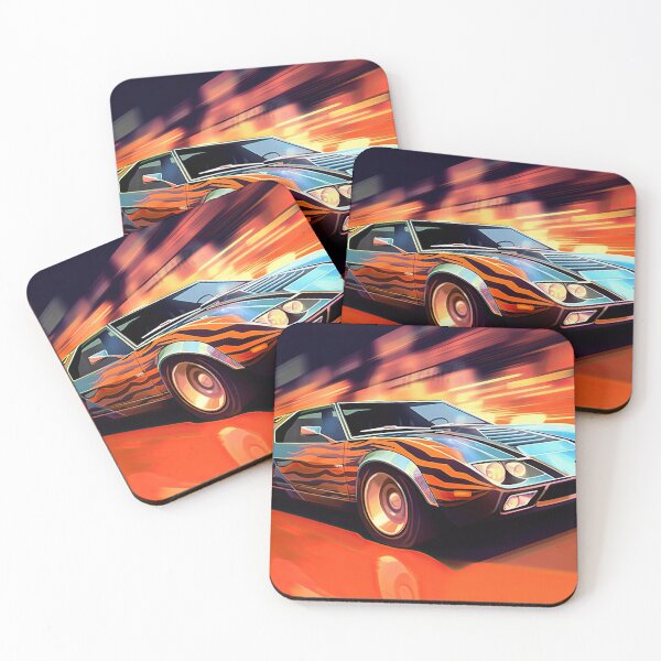 Item preview, Retro Car Digital Illustrations: A Journey to the 80s-90s designed and sold by Piotrek0001.