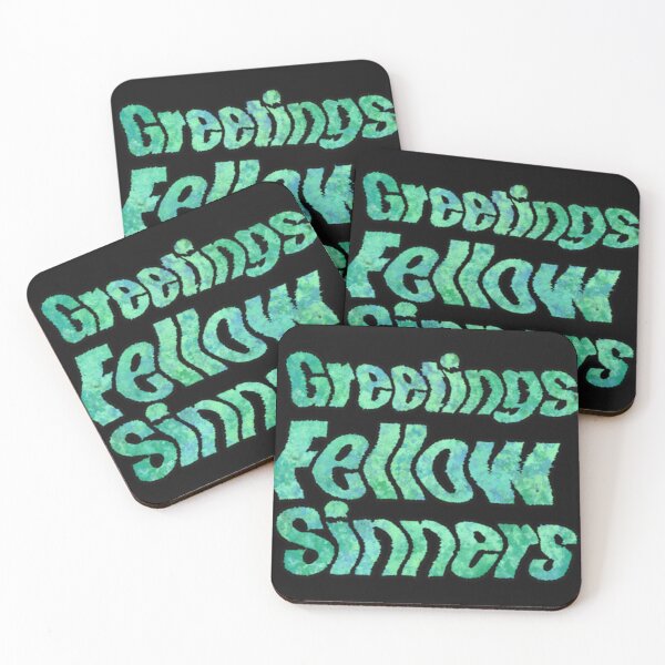 Item preview, Greetings Fellow Sinners (Green)  designed and sold by SeaPauce.