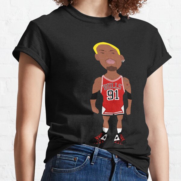 Vintage 90s Pro Player Dennis Rodman Chicago Bulls T-Shirt Men’s Medium NEW