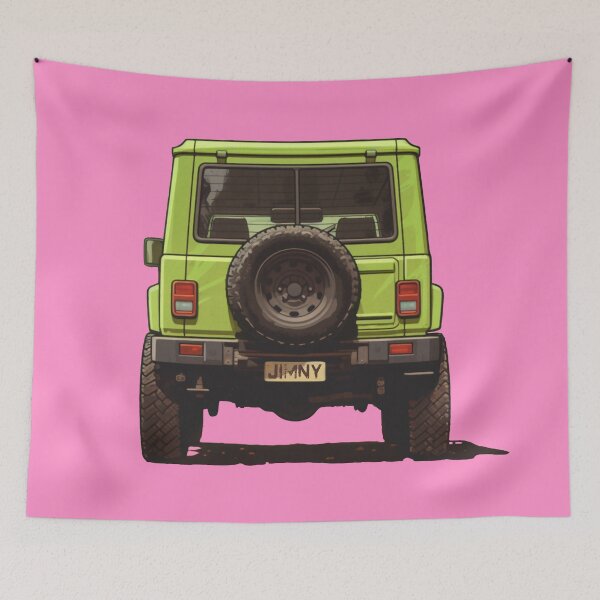 Item preview, Cute Rear View Kinetic Yellow Jimny designed and sold by stoicjimny.