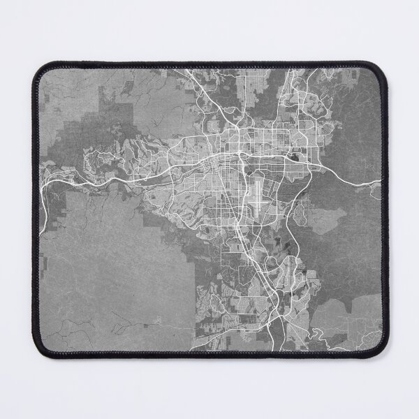 Item preview, Map of Reno (NV, USA) in gray vintage style designed and sold by blursbyai.