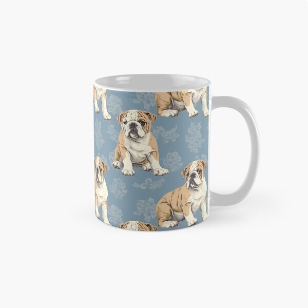 Item preview, Classic Beauty: Elegant vintage pattern with English Bulldogs designed and sold by SmileCatalysts.