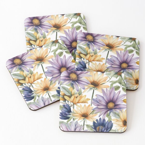 Item preview, African Daisy Floral Patterns 01 designed and sold by PixelPastry.