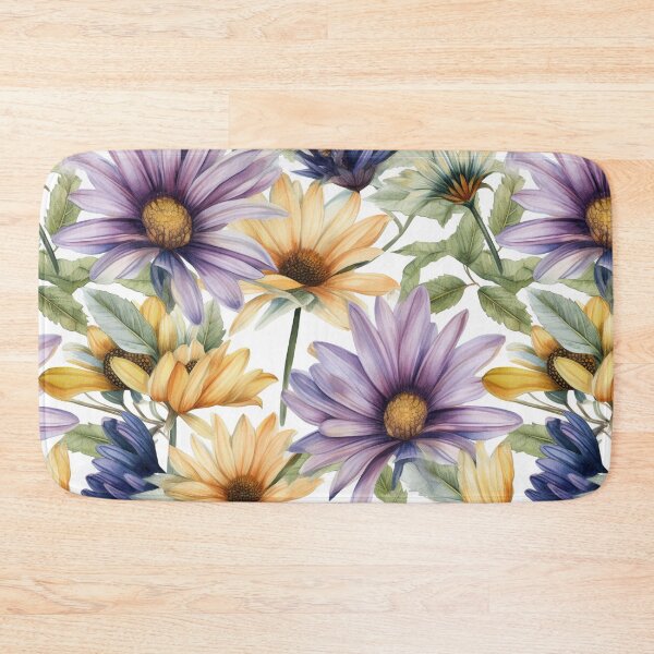 Item preview, African Daisy Floral Patterns 01 designed and sold by PixelPastry.