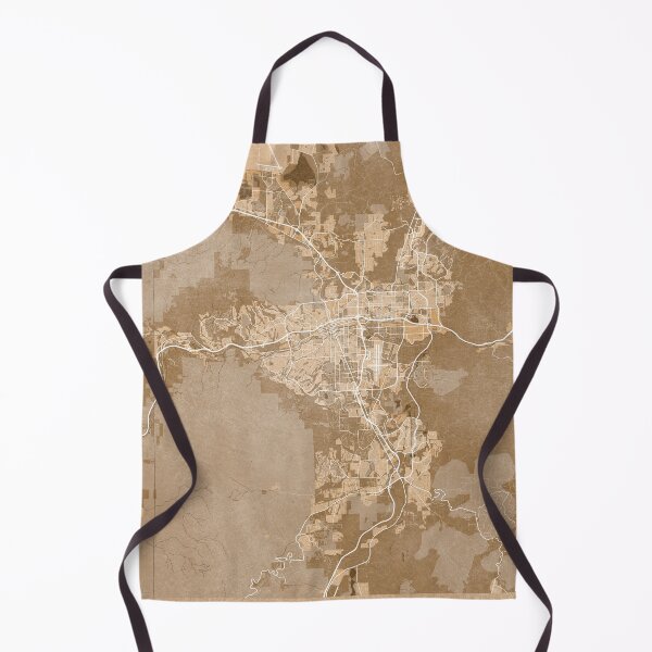 Item preview, Map of Reno (NV, USA) in sepia vintage style designed and sold by blursbyai.