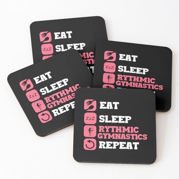 Item preview, Eat Sleep Repeat Rhythmic Gymnastics Dancer designed and sold by Pubi.