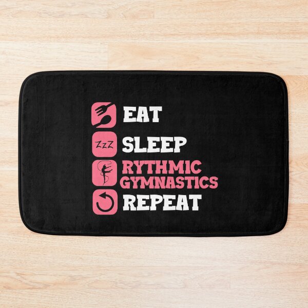 Item preview, Eat Sleep Repeat Rhythmic Gymnastics Dancer designed and sold by Pubi.