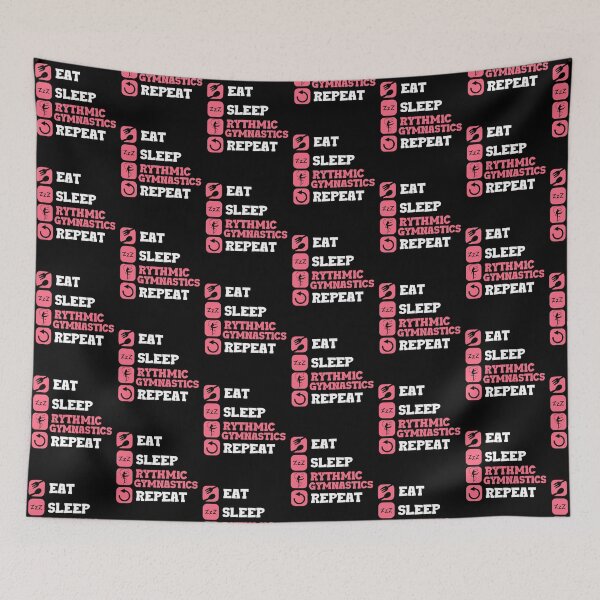 Item preview, Eat Sleep Repeat Rhythmic Gymnastics Dancer designed and sold by Pubi.