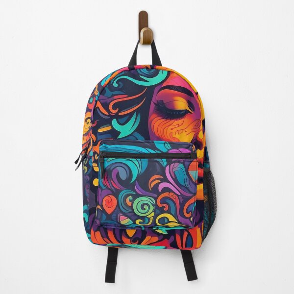Item preview, Queen Charlotte Portrait - Colorful Aesthetic Psychedelic Art designed and sold by NapNapSleeper.