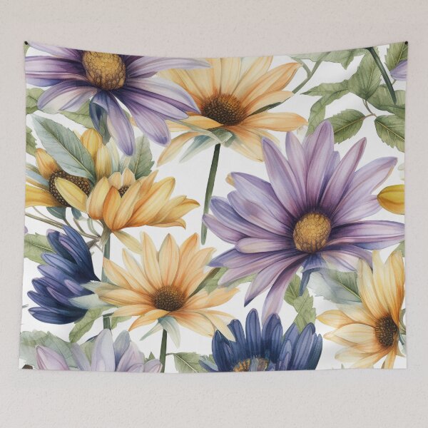 Item preview, African Daisy Floral Patterns 01 designed and sold by PixelPastry.