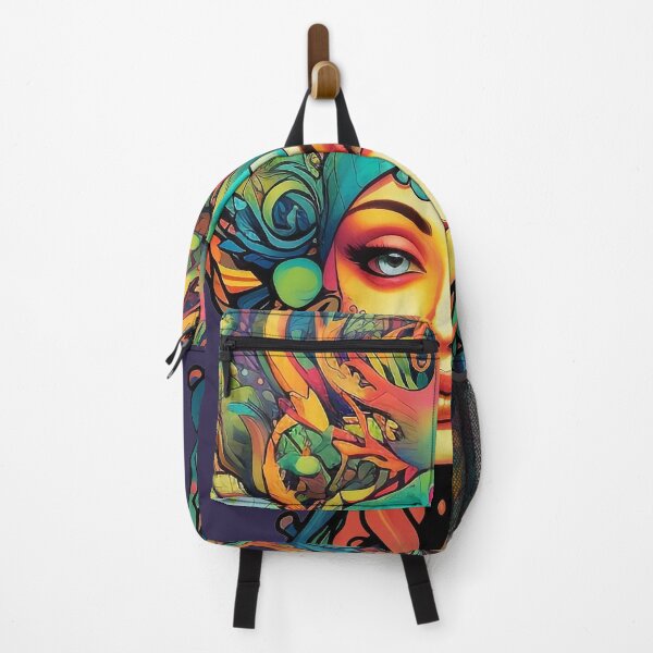 Item preview, Queen Charlotte Portrait - Colorful Aesthetic Psychedelic Art designed and sold by NapNapSleeper.