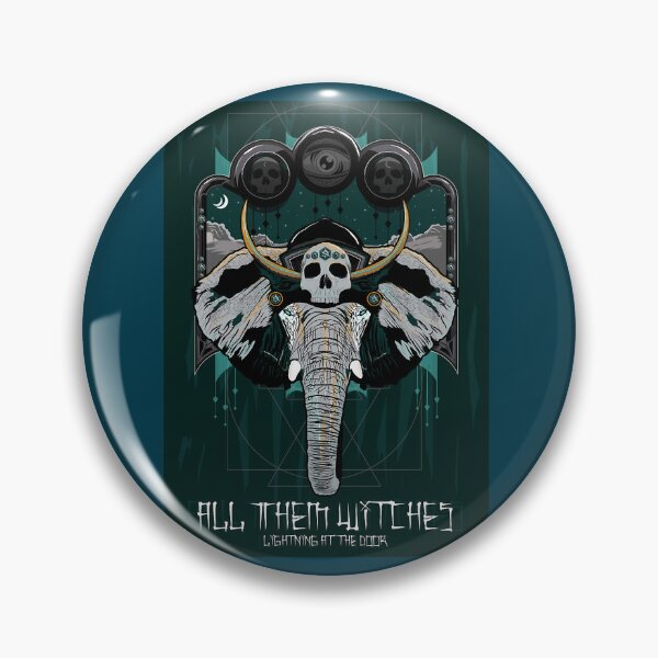Item preview, All them witches ATW colourful skull(2) designed and sold by witcheswire.