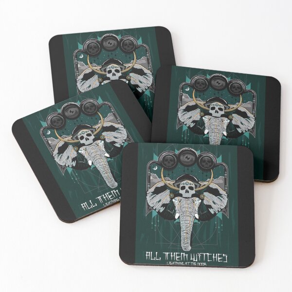 Item preview, All them witches ATW colourful skull(2) designed and sold by witcheswire.