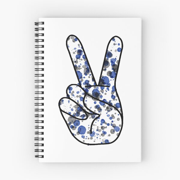 Item preview, BlueGrey Peace Sign Georgetown University designed and sold by marrymarid.