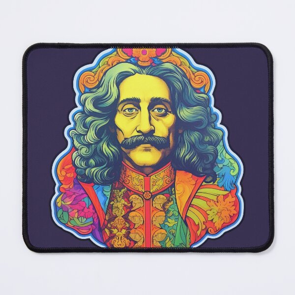 Item preview, Colorful Aesthetic Psychedelic Art King Charles Portrait designed and sold by NapNapSleeper.