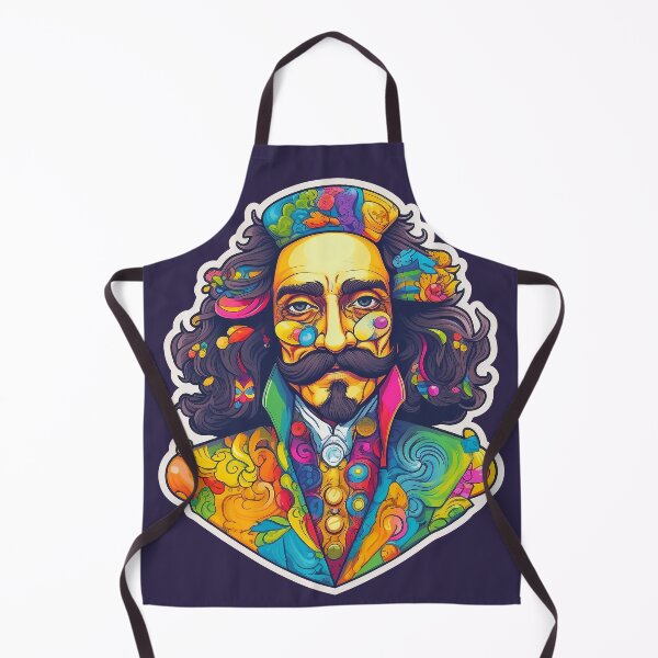 Item preview, King Charles Portrait - Colorful Aesthetic Psychedelic Art  designed and sold by NapNapSleeper.