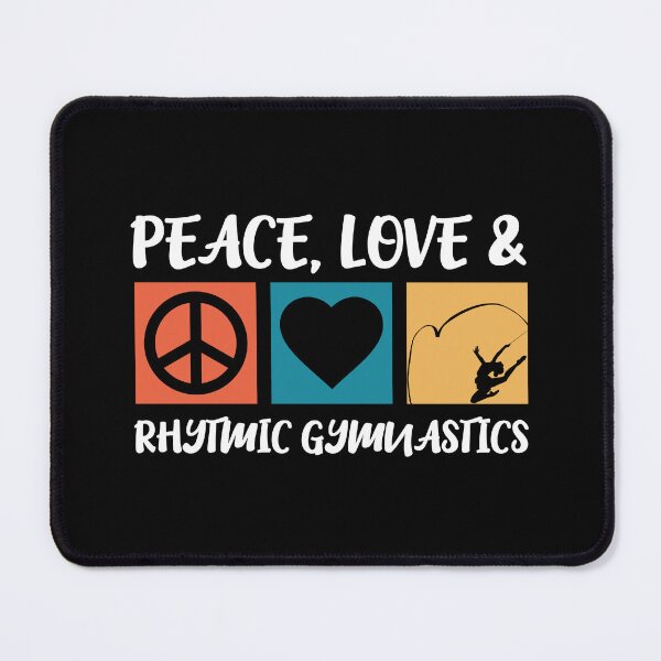 Item preview, Peace Love Rhythmic Gymnastics Dancer Gymnast designed and sold by Pubi.