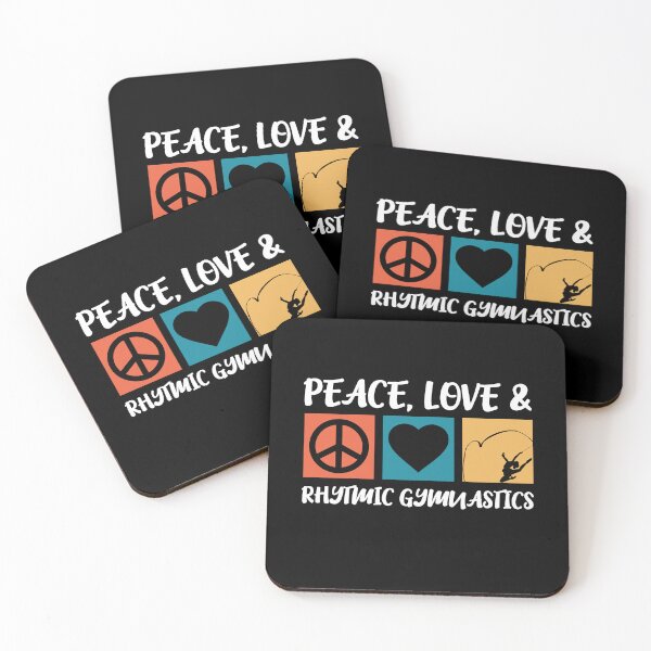 Item preview, Peace Love Rhythmic Gymnastics Dancer Gymnast designed and sold by Pubi.