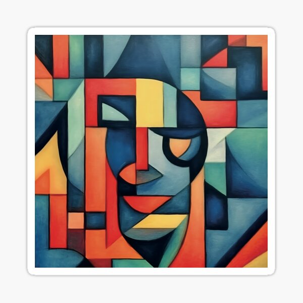 Item preview, CUBIST DOODLE N°1 designed and sold by rvincenzi.